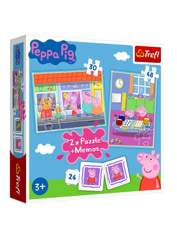 Peppa Pig Memo und Puzzle Box Pig | Peppa Wutz | Memo Spiel & Puzzle