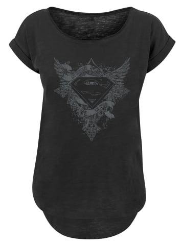 F4NT4STIC Long Cut T-Shirt DC Comics Superman My Father, My Hero in schwarz