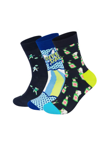 Happy Socks Socken 3-Pack Football-Super Dad-Beer Socks in multi_coloured