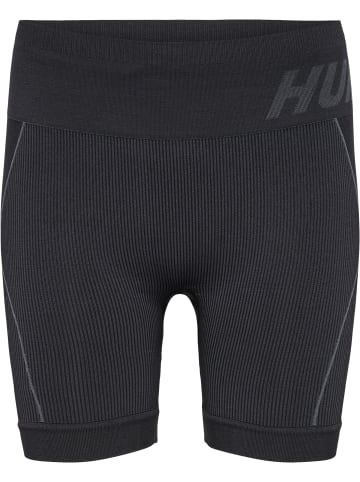 Hummel Hummel Kurze Hose Hmlte Multisport Damen Dehnbarem Schnelltrocknend Nahtlosen in BLACK/ASPHALT MELANGE