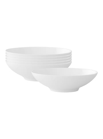 Villeroy & Boch 6er Set Beilagen-/Dessertschalen Modern Grace 19 x 12 cm weiß in weiß