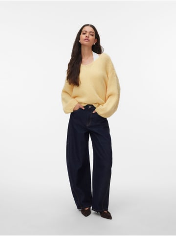 Vero Moda Strickpullover in Pale Banana