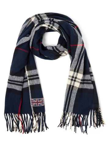 Finshley & Harding London Schal Lynch in marine mehrfarbig - 0001