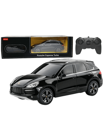 Wisam® Porsche Cayenne Turbo ferngesteuertes Auto RC Rastar Schwarz