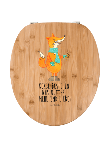 Mr. & Mrs. Panda Toilettensitz Fuchs Keks mit Spruch in Braun