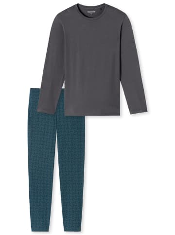 Schiesser Pyjama Casual Essentials in Grau