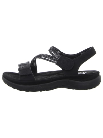 rieker Sandale in schwarz