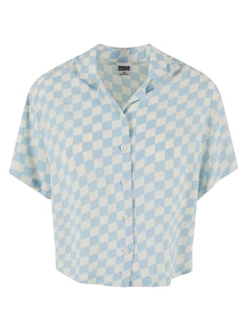 Urban Classics Short Sleeve Shirt in oceanbluecheck