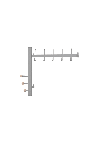 möbel-direkt Wandgarderobe Celli in alu