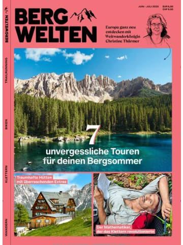 Hubert Burda Media 6 x BERGWELTEN Zeitschrift (Gutschein für Jahres Abo)