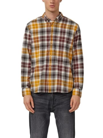 S.OLIVER RED LABEL Langarmhemd in rot|mehrfarbig