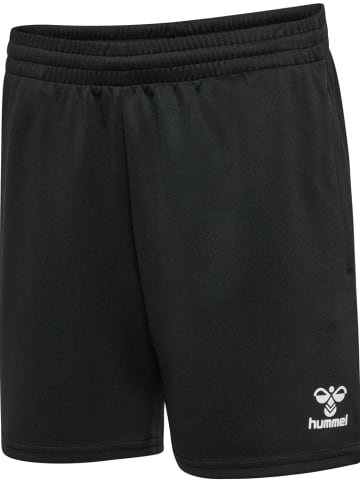 Hummel Kinder Short "Hmlessential Training Shorts Kids" in Schwarz