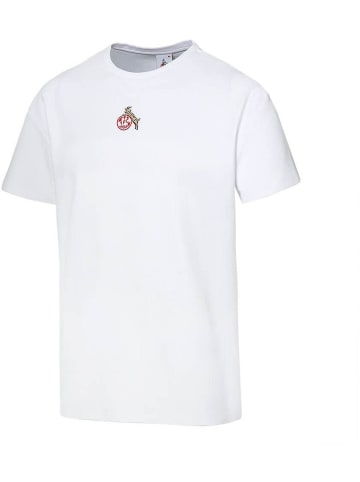 Fußballverein 1. FC Köln T-Shirt "T-Shirt Retro Logo" in Weiß
