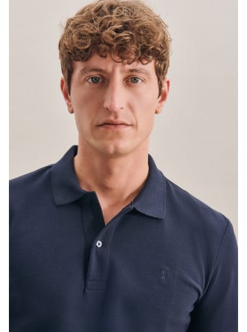 Seidensticker Polo Slim in Dunkelblau