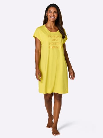 WITT WEIDEN Sleepshirts in schwarz + limone