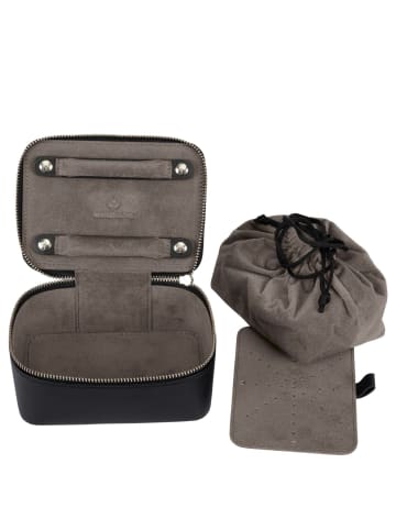 Windrose Nappa - Schmucketui 14 cm (black) in schwarz