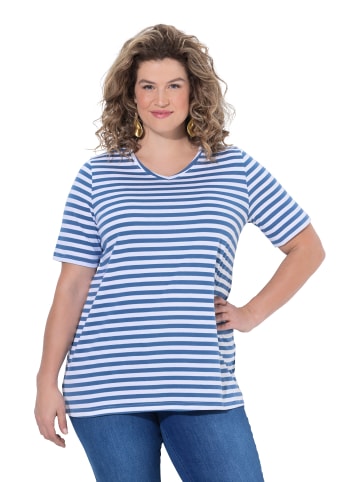 Ulla Popken Shirt in denimblau