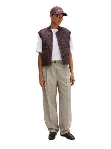 Marc O'Polo Steppweste MOP x Function in Black Cherry