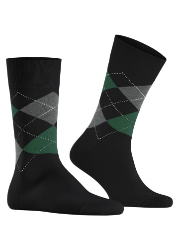 Burlington Socken 1er Pack in Schwarz/Grau/Grün