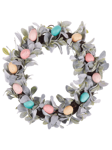 Beliani Kranz LAJARES in Bunt - (W) 50 x (H) 50 x (L) 10 cm