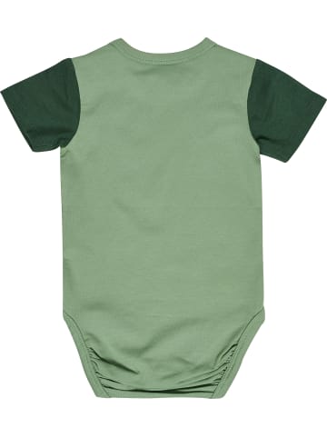 Hummel Druckknopf Strampler Hmlarnold Lebensstil Kinder in HEDGE GREEN