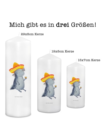 Mr. & Mrs. Panda Kerze Mit Spruch Axolotl Tequila ohne Spruch in Weiß