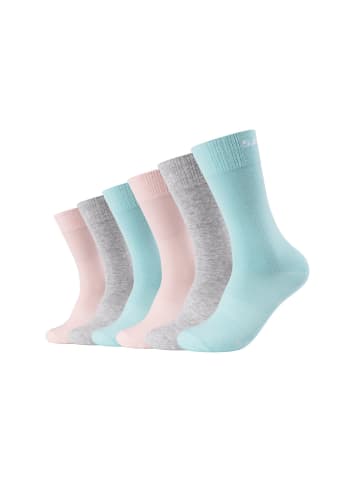 Skechers Socken 6er Pack mesh ventilation in pastel turquoise