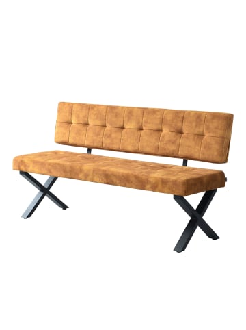 B&D Home Sitzbank KAREN in Gelb - (B)160 x (H)86 x (T)56 cm