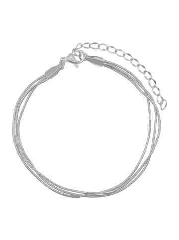 Steel_Art Layering Armband Frauen Ariana silberfarben poliert in Silberfarben Poliert