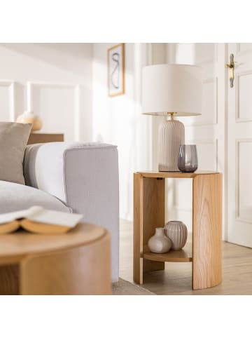 home24 Beistelltisch Moncure in Eiche