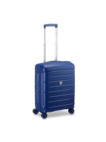 MODO by roncato Starlight 3.0 - 4-Rollen-Kabinentrolley 55 cm erw. (black) in dark blue