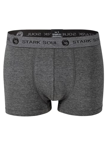 Stark Soul® Boxershorts 6'er Pack - Hipster Shorts in grau melange