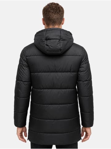 Tazzio Wintermantel "A826" - mit Kapuze - in Schwarz