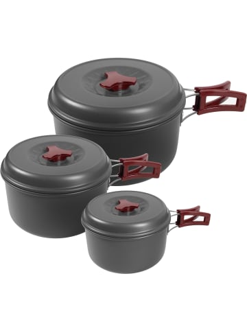 Normani Outdoor Sports Aluminium Camping Kochgeschirr-Set 22-teilig in Mehrfarbig