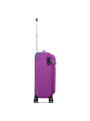 Roncato Lite Soft Neon 4 Rollen Kabinentrolley 55 cm in orchidea