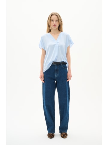 InWear Kurzarm-Bluse RindaIW Lockere Passform in Windsurfer