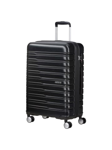 American Tourister Flashline - 4-Rollen-Trolley 67 cm erw. (schwarz) in shadow black