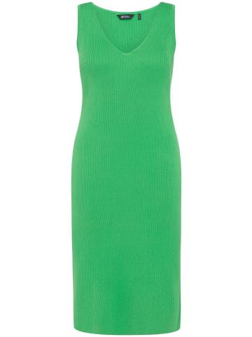 Ulla Popken Strickkleid in grasgrün
