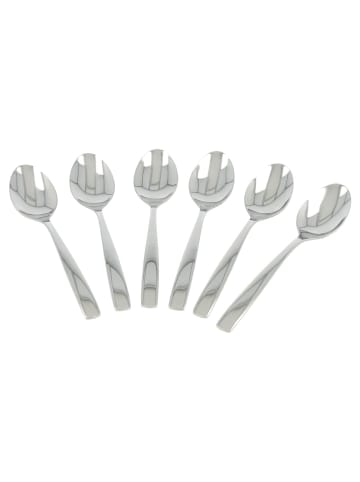 Almina 6x Kaffeelöffel Silber Glänzend in Silber