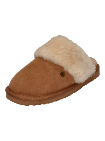 Warmbat Hausschuhe Flurry Suede in braun