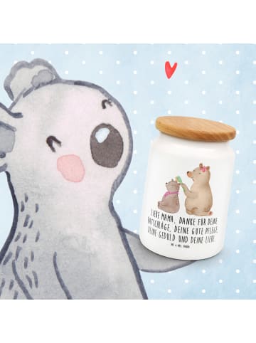 Mr. & Mrs. Panda Kaffeedose Bär Kind mit Spruch in Weiß