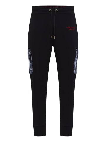 Carlo Colucci Jogginghose De Moliner in Schwarz