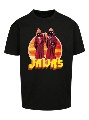 F4NT4STIC Heavy Oversize T-Shirt Star Wars A New Hope Jawas in schwarz