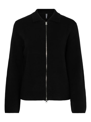 Pieces Strickjacke in Black
