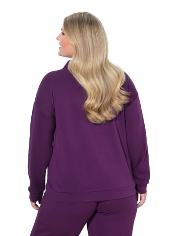 MIAMODA Sweatshirt in pflaume