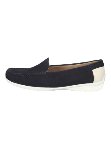 Bugatti Slipper in Blau/Weiß
