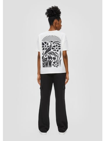 QS T-Shirt  in  02D0_ecru