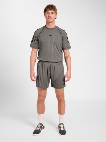 Hummel T-Shirt Raglanärmel Hmlpitch Herren in CHARCOAL GRAY