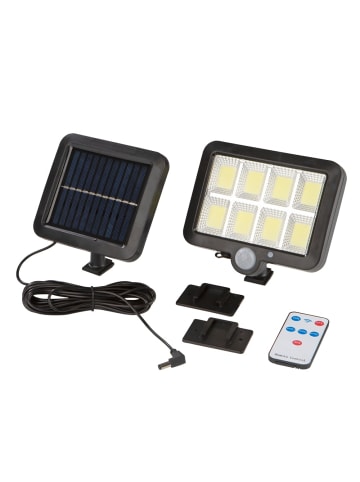 EASYmaxx Solar-Strahler 3,7V schwarz mit Bewegungsmelder Schwarz