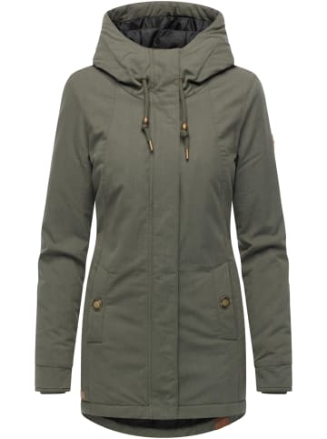 ragwear Winterjacke Monadena Parka YOUMODO in Dark Olive
